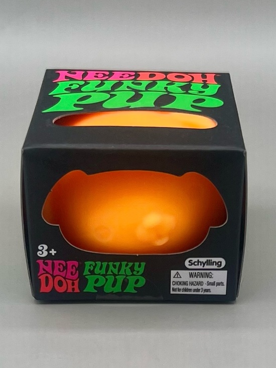 NeeDoh Other - Authentic NEEDOH  “Funky Pup” Orange 🧡Soft Squishy Sensory Toy VIRAL New